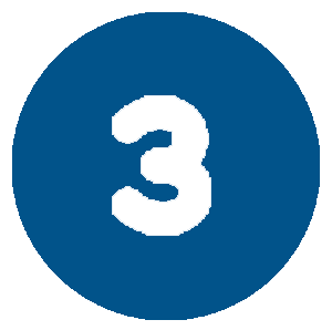 3 number icon