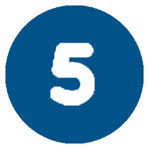 5 number icon